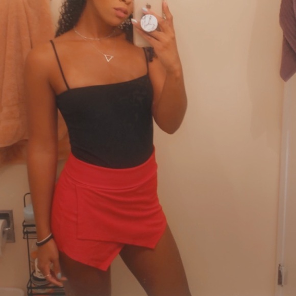 Bright Red Skort - Picture 5 of 5